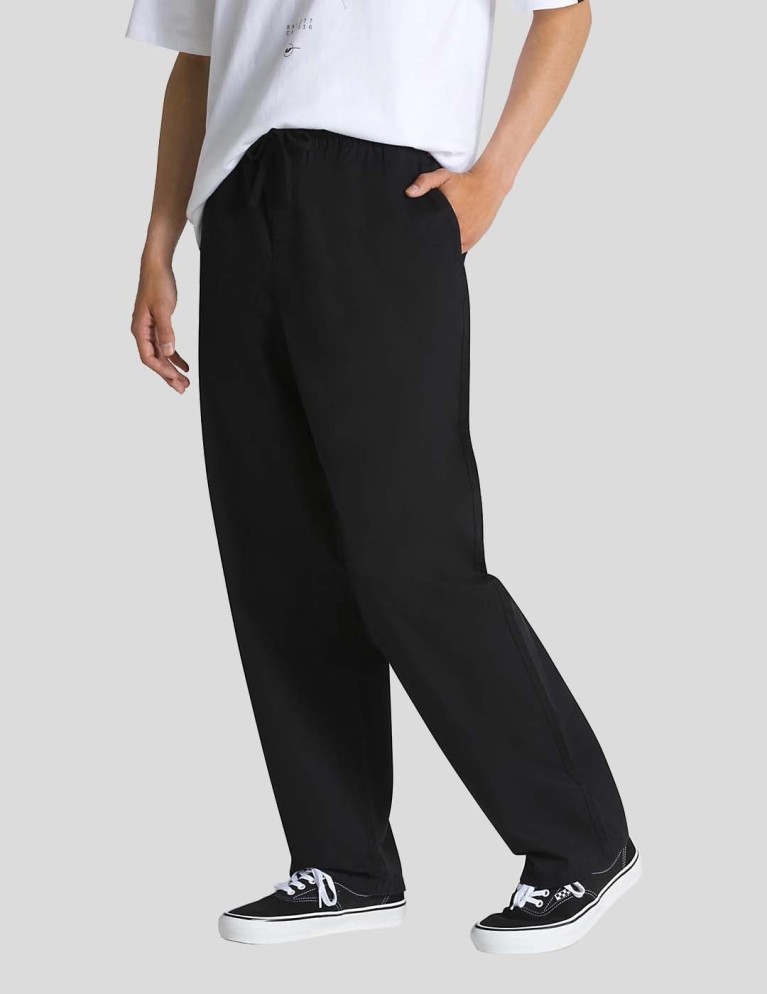 Pantalon VANS range baggy tapered elastic waist pant black